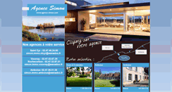 Desktop Screenshot of agence-simon.com